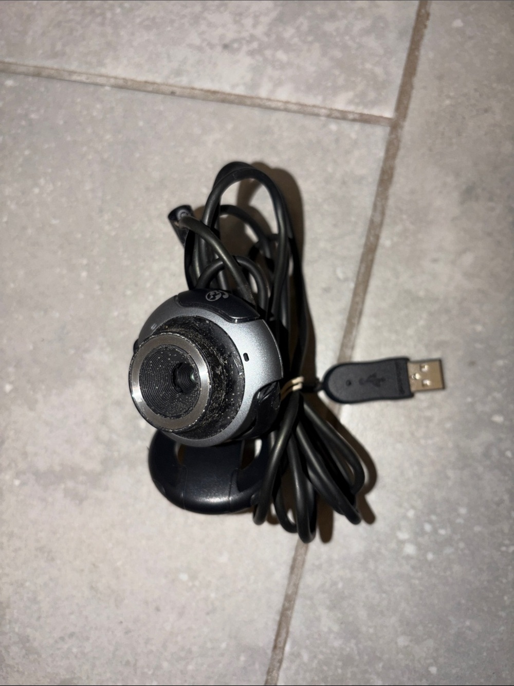 USB Desktop Webcam - Black and Silver microsoft lifecam vx 3000 throwback y2k